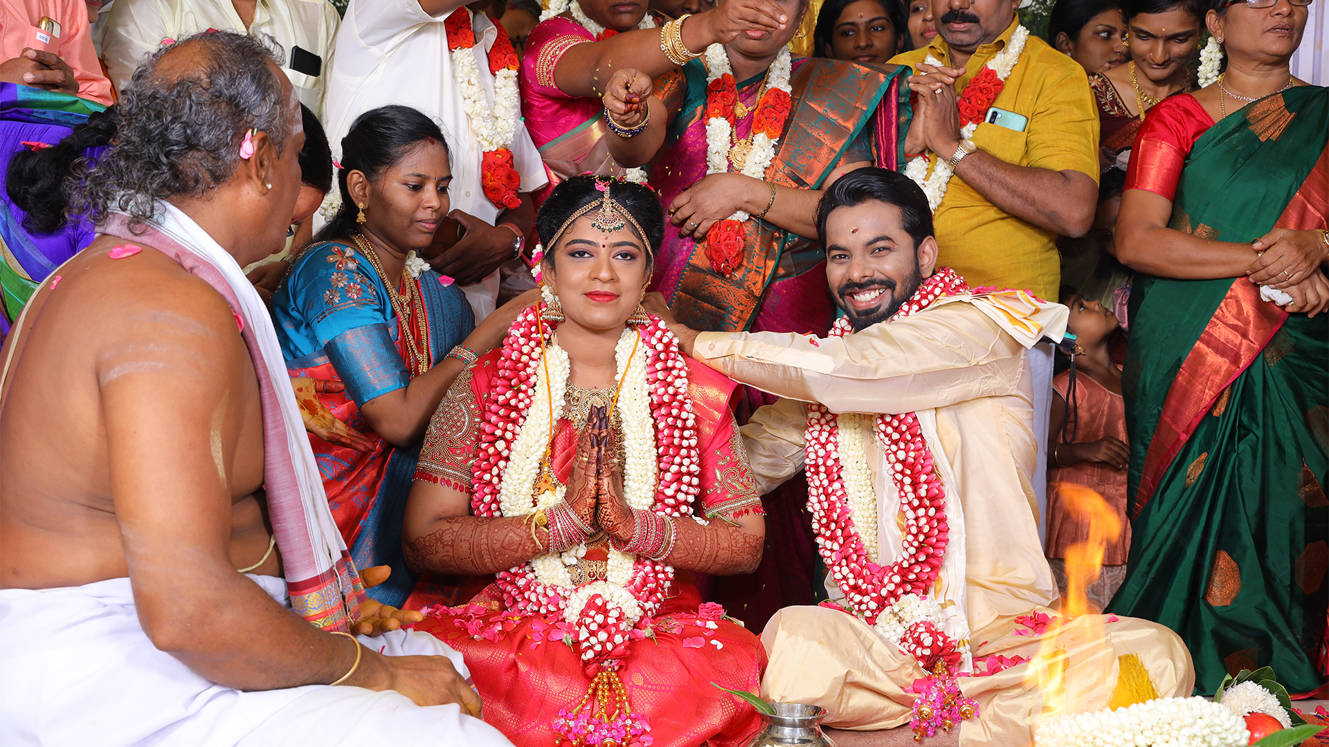 groom and bride happy movements
